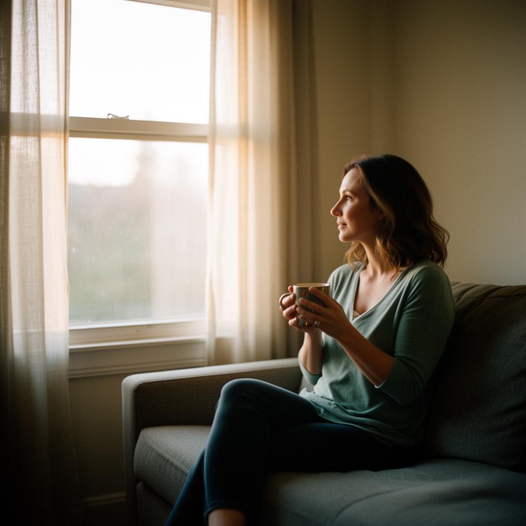 The quiet morning a person decides something has to change.